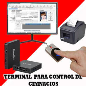 Equipo Control de GYM Registro de Socios y POS